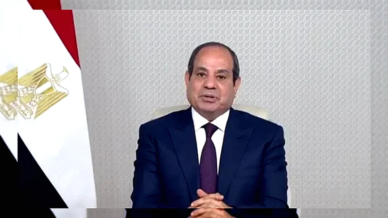 االرئيس السيسي يشارك الرئيس السيسي في اتصال دولي مع ترامب