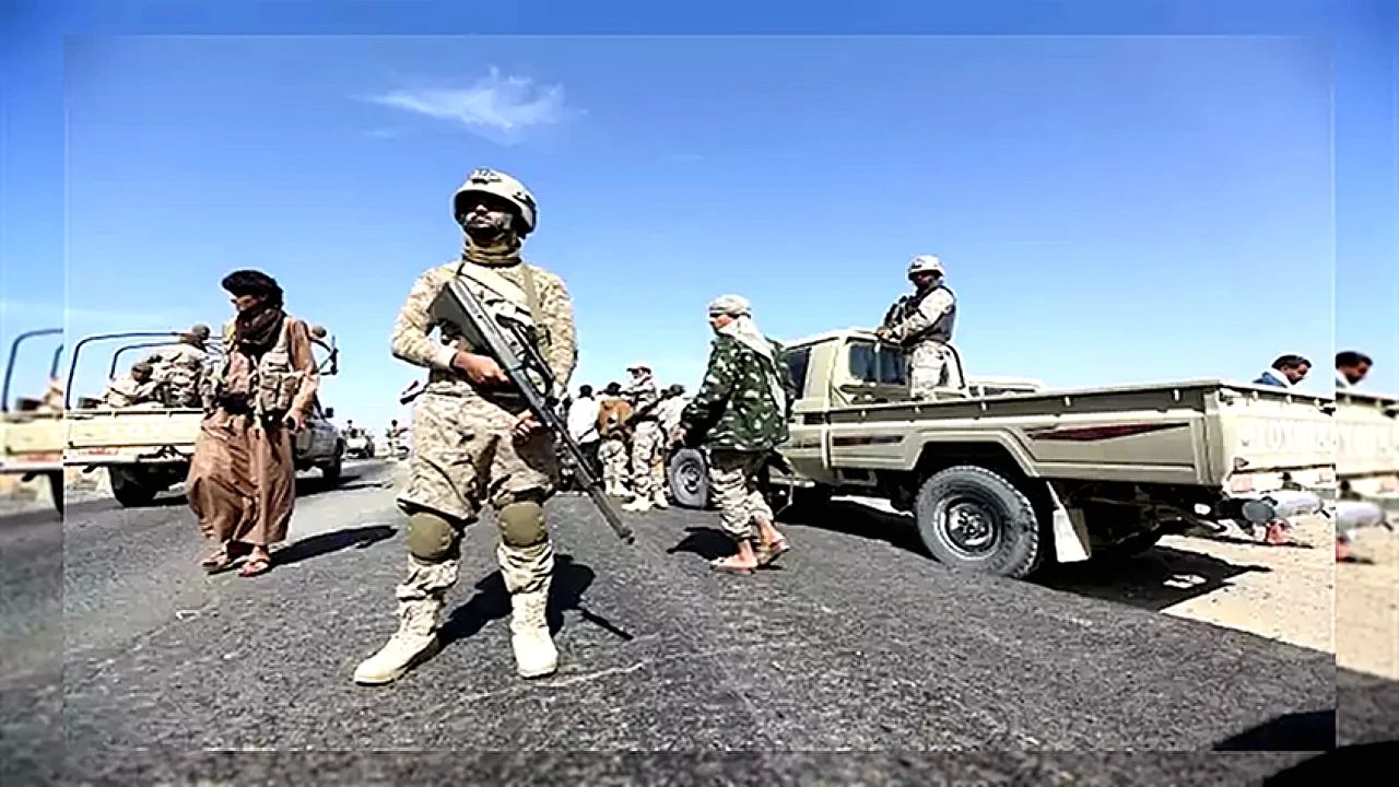 الجيش اليمني عمليات قصف واستهداف تجمعات للحوثيين في الساحل