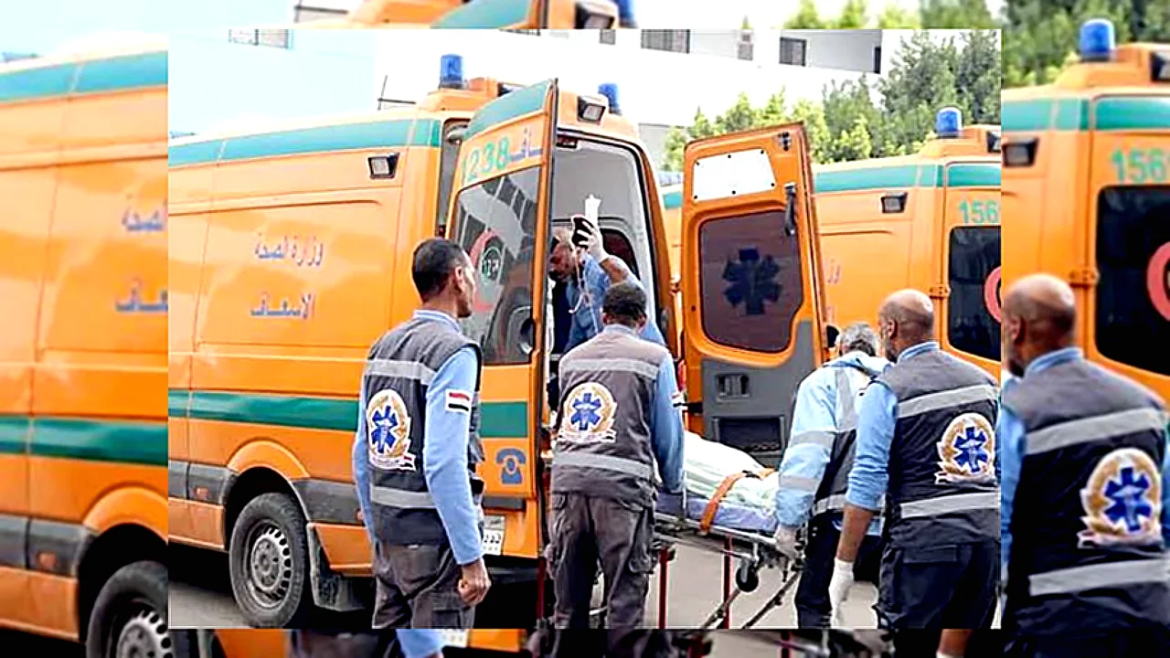 تصادم سيارتي نقل موقع حادث بطريق توشكى بأسوان يسفر عن 6