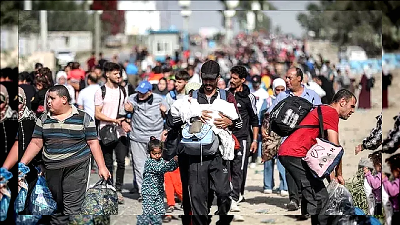 تقرير أممي عائلات المياه في غزة - عائلة فلسطينية في مخيم