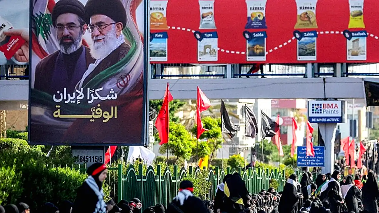 حزب الله مراسم توقيع اتفاق واشنطن بين ممثلي إسرائيل ولبنان