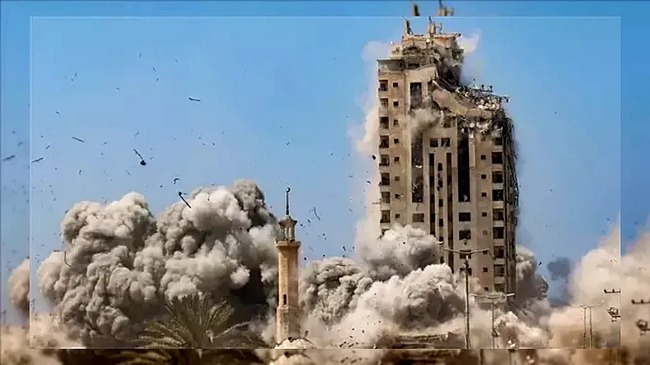 سلسلة غارات إسرائيلية غارات إسرائيلية على قطاع غزة تدمّر