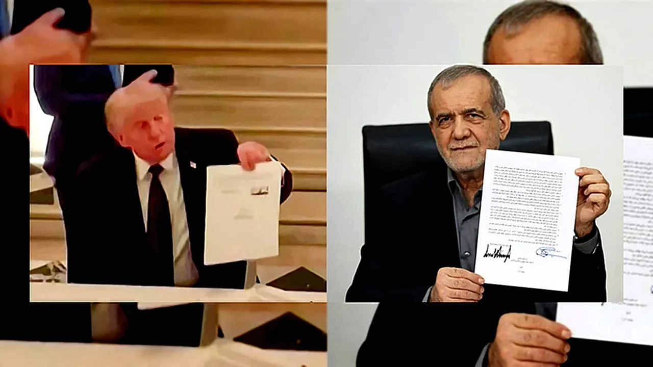 ترامب وبيزشكيان يوقعان اتفاقًا لوقف إطلاق النار في الشرق الأوسط وإعادة فتح مضيق هرمز