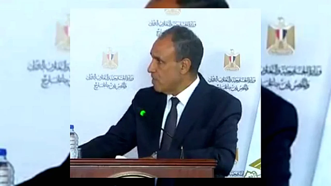 وزير الخارجية نشدد وزير الخارجية المصري يتحدث عن ضرورة
