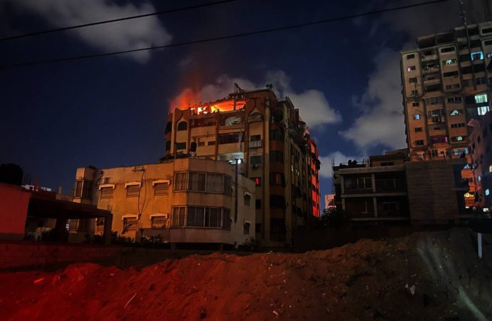 القصف الاسرائيلي على غزة
